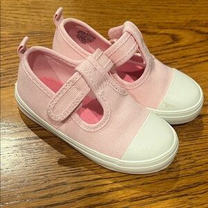 Kids Pink Canvas Old Navy Mary Jane Sneakers